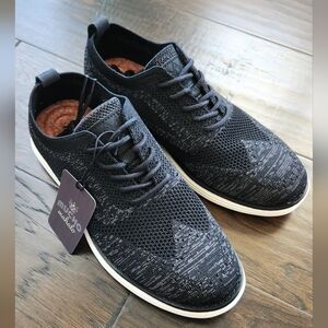 MUCHO MAHALO Bergamo Tech Knit Oxford Dress Shoes for Men, Slip-on Dress. Size 7